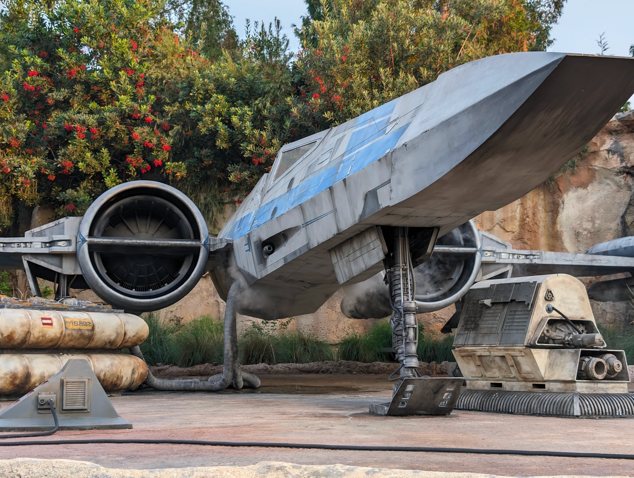 An X-Wing at Disneyland